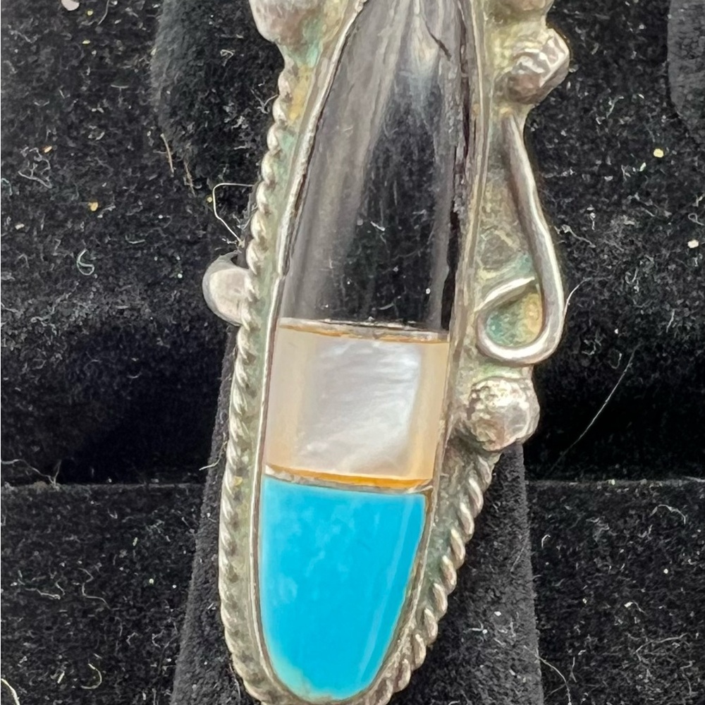 Native American Zuni Sterling Silver Women's Ring